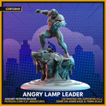 Angry Lamp / Lantern / Crisis Protocol / Comic / Villain / DnD / C27 / 3D Print / 4K Mini / TableTop Miniature / Boardgame / 32mm / 75mm
