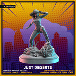 Just Desserts / Karma / Crisis Protocol / Comic / DnD / Hero / C27 / 3D Print / 4K Mini / TableTop Miniature / Boardgame / 32mm / 75mm