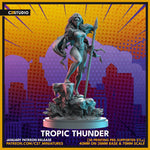 Tropic Thunder / Storm / Crisis Protocol / Comic / DnD / Hero / C27 / 3D Print / 4K Mini / TableTop Miniature / Boardgame / 32mm / 75mm