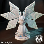 Iron Moth / Pokemon / Kaijumon / Moth / Fire / Poison / Moth / Bug / DnD / Monster / Miniature / 3D Print / 4K Mini / TableTop Miniature