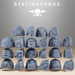 Socratis Reinforcers / Commando / Marine / Knight / Infantry / Sci Fi / Space / Table Top / Station Forge / 3D Print /4K Mini/Wargaming