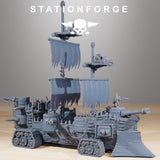 Gobs Pearl Battleship / Tank / Ship / Mech / Goblins / Sci Fi / Space / Table Top / Station Forge / 3D Print / 4K Mini / Wargaming / RPG