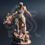 Aboro-Ko / Cleric / Sea / Fighter / Paladin / Trtiton / Pathfinder / DnD / DM Stash / 3D Print / 4K Mini / TableTop Miniature / 32mm / 75mm