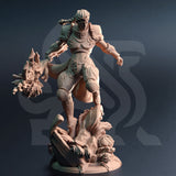 Aboro-Ko / Cleric / Sea / Fighter / Paladin / Trtiton / Pathfinder / DnD / DM Stash / 3D Print / 4K Mini / TableTop Miniature / 32mm / 75mm
