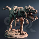 Eldrasorous Rex / Monster / Huge / T-Rex / Dino / Sea / Pathfinder / DnD / DM Stash / 3D Print / 4K Mini / TableTop Miniature / 32mm / 75mm