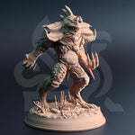Giga Gluglin / Monster / Sea / Fish / Angler / Pathfinder / DnD / DM Stash / 3D Print / 4K Mini / TableTop Miniature / 32mm / 75mm
