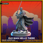 Old Man Hello / Ben / Crisis Protocol / Proxy / Comic / DnD / C27 / 3D Print / 4K Mini / TableTop Miniature / Boardgame /32mm/75mm