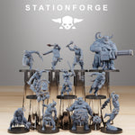 Corrupted Guard Walkers / Chaos / Corrupted / Imperial / Infantry / Sci Fi / Space / Table Top / Station Forge / 3D Print / Wargaming