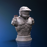 Masterchief bust